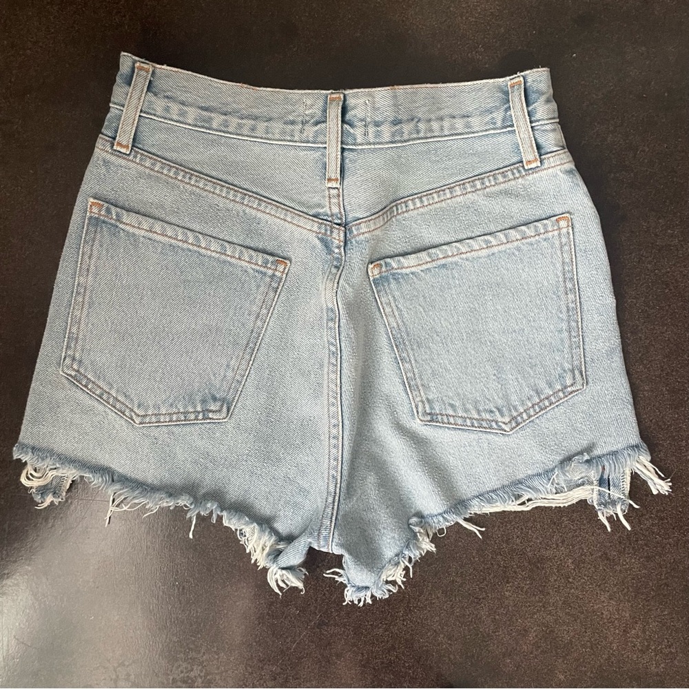 AGOLDE Women's Dee Vintage High Rise Shorts - Size 25 - Picture 10 of 12